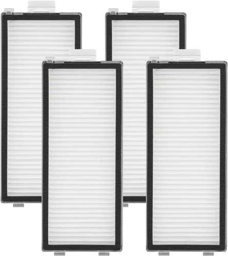 Miniatura 9 de Paquete de 4 filtros HEPA de repuesto compatibles con aspiradora robot Roborock Q10 S5/Q10 S5+/Q10 X5/Q10 X5+ Filtros lavables de repuesto Kit