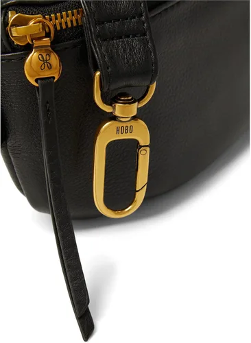 Miniatura 4 de HOBO Bolso elegante de helecho para mujer, estructura de cuero con cierre de cremallera superior, interior forrado impreso y bolsa de cinturón