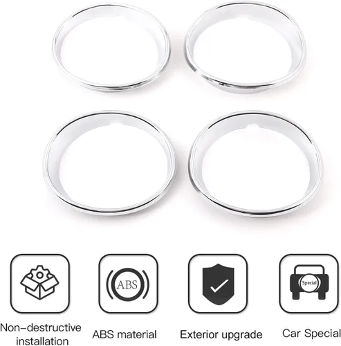 Miniatura 3 de Anillo decorativo para luz trasera de automóvil compatible con Chevrolet Corvette C6 2005-2013, accesorios exteriores para lámpara trasera, 4