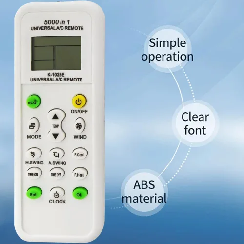 Miniatura 3 de Control remoto universal de CA, compatible con múltiples marcas 5000 en 1, modelo K-1028E, pantalla LCD