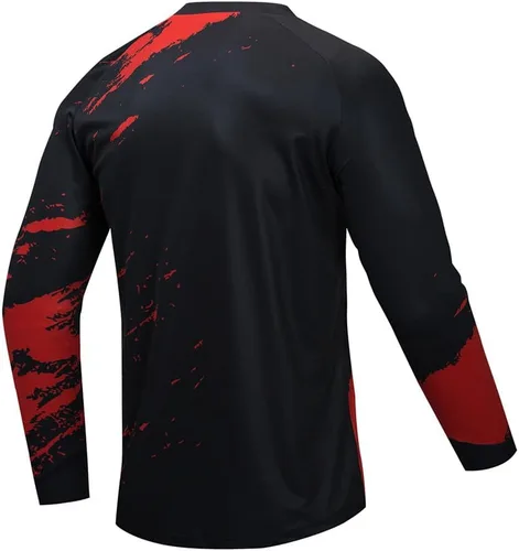 Miniatura 128 de Hotlion Camiseta de ciclismo para hombre, manga larga, MTB Motocross, ropa de carreras todoterreno