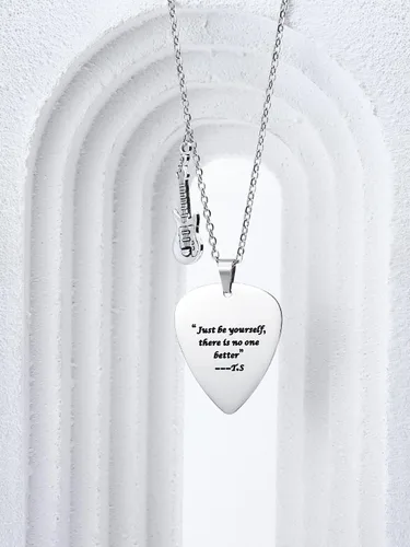Miniatura 4 de COTATI Citas Guitarra Collar Trajes Joyas Accesorios Inspirados Fans Regalo Merch