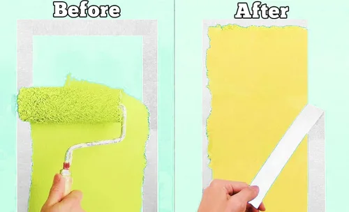 Miniatura 3 de Paquete de 2 Cinta de Enmascarar Blanca - Cinta de Pintor de 1 Pulgada de Ancho - Multisuperficie, Resistente al Agua, Uso Interior y Exterior - 180