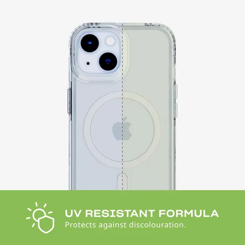 Miniatura 8 de Tech21 Evo - Funda transparente para iPhone 16e y 15, compatible con MagSafe, funda de protección contra impactos, transparente
