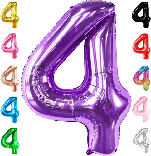 Miniatura 50 de Globo gigante plateado del número 0 de 40 pulgadas – Globo Mylar del número 0 Globo plateado 0 para decoraciones de fiesta Globo plateado