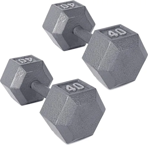 Miniatura 26 de CAP Barbell Mancuerna hexagonal de hierro fundido Múltiples opciones