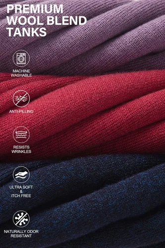 Miniatura 6 de Arach&Cloz Suéteres de mezcla de lana para mujer, no se transparentan, sin mangas, para todas las estaciones, para negocios, informal, 2025