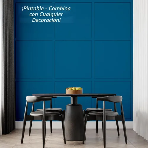 Miniatura 4 de Art3d Kit de Revestimiento de Tablero y Listón Prefabricado Pintable, Panel de Pared de Acento de MDF para Cocina Dormitorio Sala de Estar