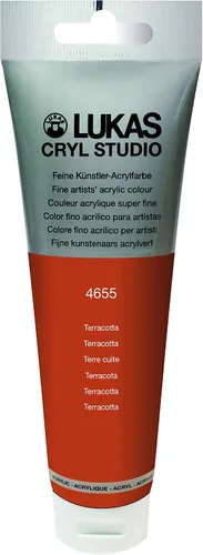 Miniatura 108 de Lukas CRYL Studio Artist - Pintura acrílica para artistas, Alizarín Carmesí, tubo de 125 ml - Pinturas acrílicas de alto pigmento para pintura