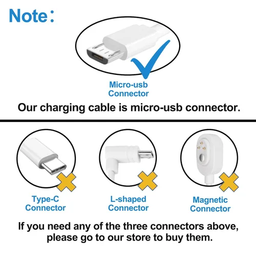 Miniatura 3 de Cargador de cable de extensión de alimentación de 10 pies para Wyze Cam V3/V4/OG/V3 Pro, Blink Mini Pan/Mini, Kasa, Ring Interior, Eufy, SimpliSafe