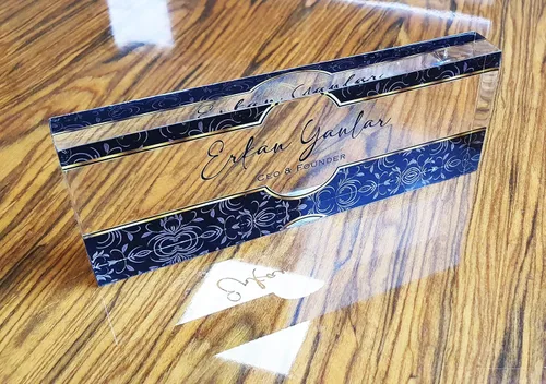 Miniatura 3 de Placa de nombre para escritorio de oficina, placa de escritorio personalizada, placa de oficina, flor, oficina, accesorios de escritorio, placa