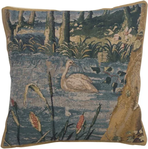 Miniatura 5 de C Charlotte Home Furnishings Inc Paysage Flamand Bateau - Funda de almohada cuadrada de 17 x 17 pulgadas, funda de cojín decorativa bohemia