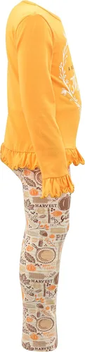 Miniatura 6 de Unique Baby Girls 2 Piece Matching Outfit For Every Holiday Long Sleeve Legging Sets 4