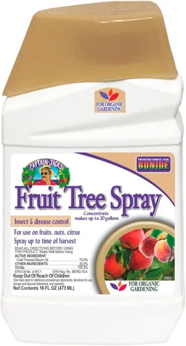 Bonide Captain Jack's - Spray para árboles frutales, concentrado de 16 onzas, espray para control de insectos y enfermedades para jardinería orgánica