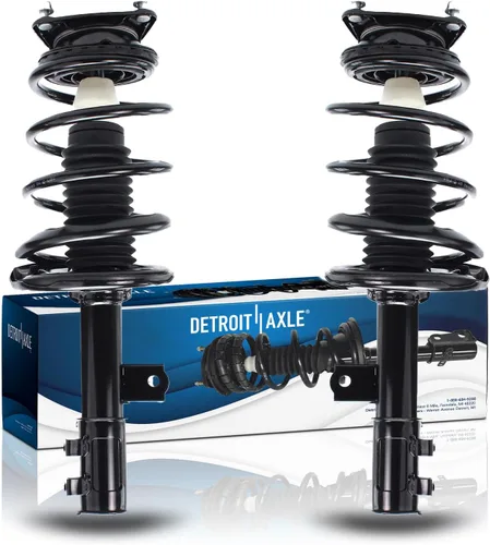 Miniatura 45 de Detroit Axle - 2 puntales delanteros para Chevy Equinox GMC Terrain Saturn Vue Pontiac Torrent Suzuki XL-7 Captiva Sport Struts completos con muelle