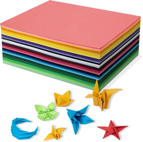 Miniatura 8 de Oleitodh Cartulina de colores a granel 150 hojas, 30 colores surtidos, papel de cartulina de 12 x 12 pulgadas, 180 GSM, perfecto para Cricut
