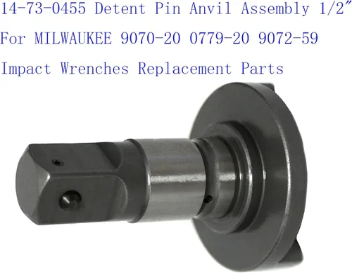 Miniatura 2 de 14-73-0455 Conjunto de yunque de pasador de retención 1/2" para 9070-20 0779-20 9072-59 piezas de repuesto de llaves de impacto
