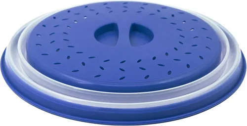 Miniatura 3 de LAMINET Cubierta extensible para tazón y plato para microondas (azul)