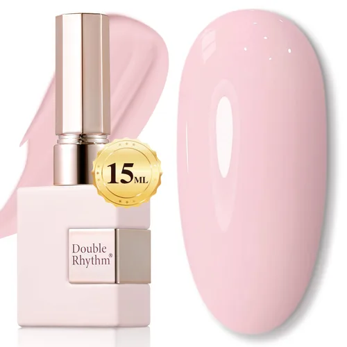 Miniatura 49 de Double Rhythm 15ml de esmalte de uñas en gel, color puro, mismo color, misma botella, esmalte de uñas de remoción para arte de manicura en salón