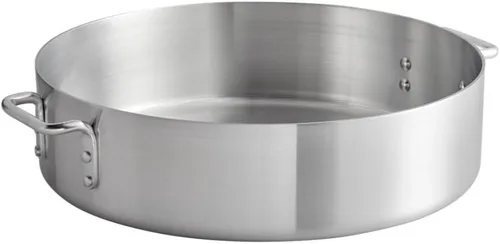 Miniatura 9 de Soro Essentials - Brasero de aluminio de 40 cuartos de galón con asas remachadas, peso medio de 0.157 in de grosor - Utensilios de cocina de brasero