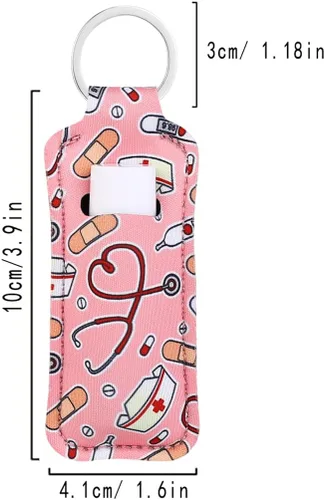 Miniatura 57 de COOKOOKY Chapstick - Llavero con clip para bálsamo labial
