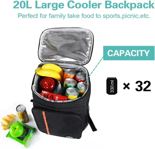 Miniatura 3 de CODOBON Mochila más fresca de 20 litros aislada, ligera, a prueba de fugas