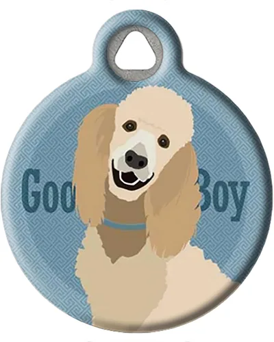 Miniatura 14 de Good Boy Airedale - Etiqueta de identificación personalizada para mascotas para perros y gatos, tamaño grande