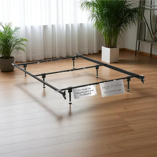 Miniatura 11 de Ganchos de base de cama convertibles de tamaño matrimonial a Queen para cabecero y estribo, extra resistentes con 6 patas, fabricado en Estados