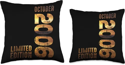Miniatura 3 de Month October 2006 Retro Sunset 2006 Vintage 2006 Since 2006 Throw Pillow