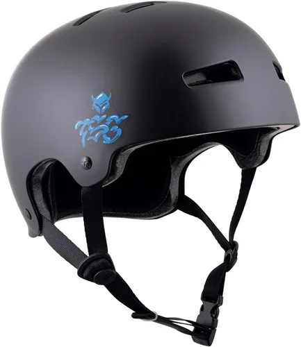 Miniatura 33 de TSG Evolution - Casco de bicicleta y patinaje para ciclismo, BMX, patinaje, patinaje, patinaje en línea, longboarding, triple certificación, Negro