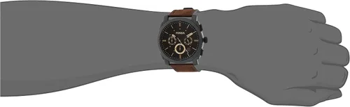 Miniatura 6 de Fossil Reloj cronógrafo Machine de cuarzo de acero inoxidable para hombre Negro marrón