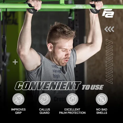 Miniatura 4 de Guantes de entrenamiento Fit Active Sports para el gimnasio - Agarres duraderos para el gimnasio y almohadillas de agarre - Acolchado de goma