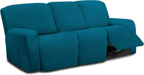 Miniatura 23 de Easy-Going - Funda elástica de microfibra para sofá reclinable seccional, suave vellón ajustable a tu sofá de 2 cuerpos, lavable, protege tus