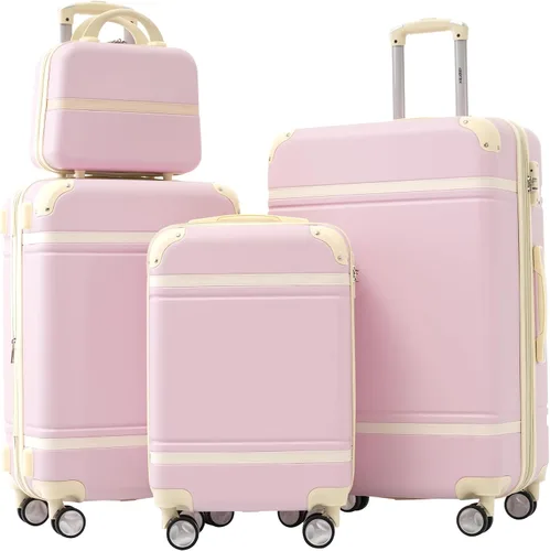 Miniatura 52 de Merax Equipaje, maleta extensible rígida con ruedas giratorias ligeras, Negro -, 40/48/52