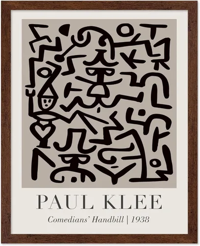 Miniatura 10 de Poster Master Póster vintage de Paul Klee – Impresión retro de cómicos – Arte de dibujo – Arte abstracto – Regalo para hombres y mujeres – Estilo-09