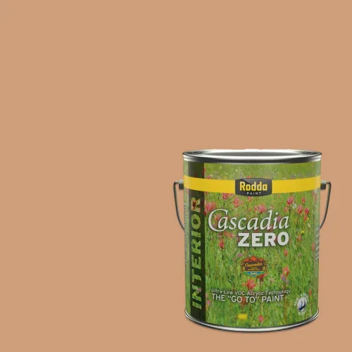 Miniatura 12 de Rodda Paint CASCADIA ZERO - Pintura plana e imprimación para interiores en uno, cuarto de galón, crema de ballet