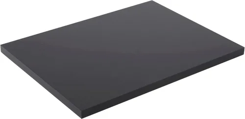 Miniatura 4 de Plymor Base de exhibición acrílica rectangular negra, 4 "x 2" D x 0.375" H