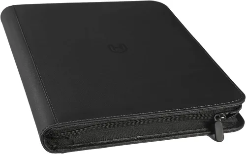 Carpeta de Tarjetas de 9 Bolsillos con Cremallera, Libro Portatarjetas de 648 Bolsillos, Carpeta con Cremallera de Cubierta de PU Premium, Carpeta