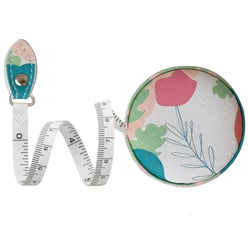 Miniatura 9 de Cinta métrica para costura, tela médica para el cuerpo, sastre, manualidades, dieta, cinta métrica de 60 pulgadas/1.5M de doble cara retráctil