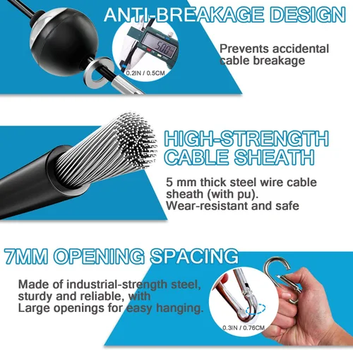 Miniatura 3 de Polea de cable de rotación de 360 grados, silenciosa, inoxidable, 3.54 pulgadas, 330 libras, carga de trabajo para equipo de gimnasio, tendedero