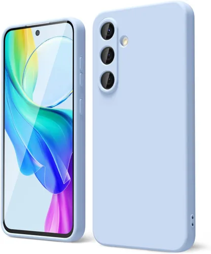 Miniatura 264 de oakxco Funda para teléfono Samsung Galaxy S21 Ultra con agarre de silicona líquida, bonita funda delgada y delgada de goma suave de TPU lisa