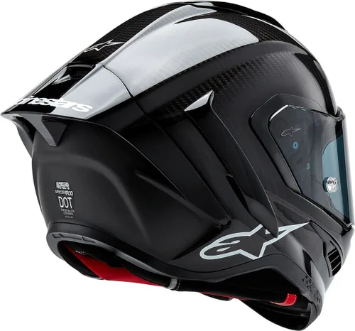 Miniatura 7 de Alpinestars Supertech R10 Casco sólido, carcasa de carbono, certificado CE, ventilación avanzada y ajuste
