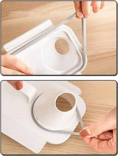 Miniatura 4 de [Paquete de 2] Dispensador de detergente para ropa para organización y almacenamiento de lavandería, dispensador de jabón para lavandería de 37