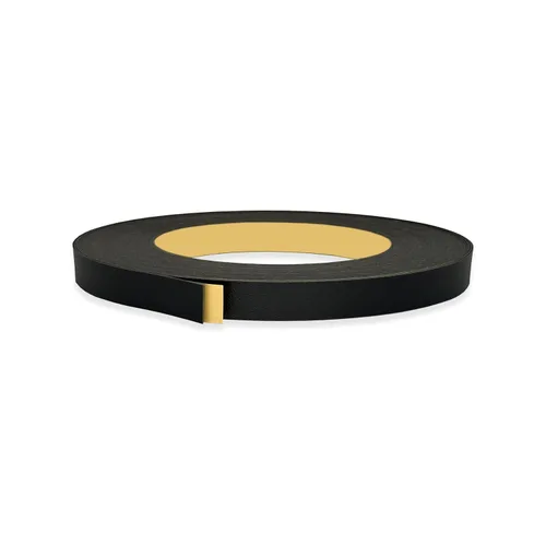 Miniatura 14 de Abedul 1 1/2 pulgadas x 25 pies Cinta de chapa de bandas de borde, cinta adhesiva para bordes de revestimiento de borde de moldura de tira de vinilo