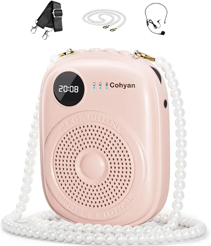 Miniatura 8 de Voice Amplifier for Teachers, Portable Bluetooth Wired Microphone & Speaker, Rechargeable Bullhorn Megaphone for Classroom, Meetings, Yoga