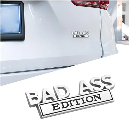 Miniatura 12 de Emblema de la edición Bad Ass para coche, calcomanía de guardabarros 3D con adhesivo 3M, accesorios para automóvil para la puerta trasera, parrilla