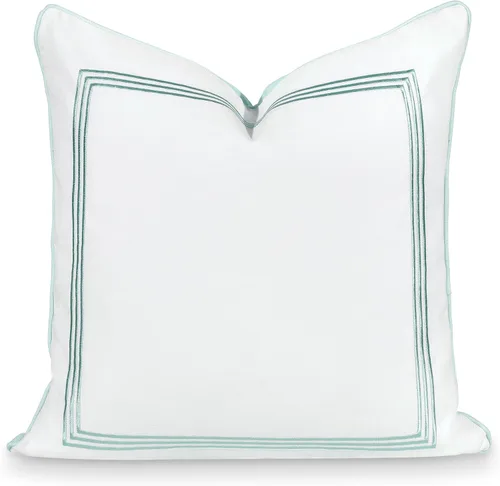 Miniatura 7 de Hofdeco Premium Solo funda de almohada lumbar para patio costero de otoño, 12 x 20 pulgadas, repelente al agua para patio trasero, sofá, borla