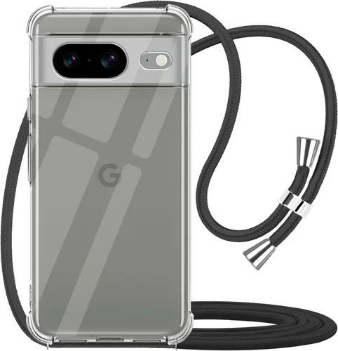 Miniatura 41 de para Google Pixel 6a Funda con Correa Ajustable para Cuello, Hombro y Cruzada Transparente Funda Móvil Duradera, Suave y delgada de Ajuste Perfecto