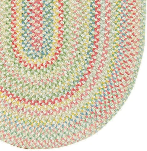 Miniatura 3 de Capel Rugs Baby's Breath - Alfombra ovalada trenzada (2 x 3 pulgadas), color natural