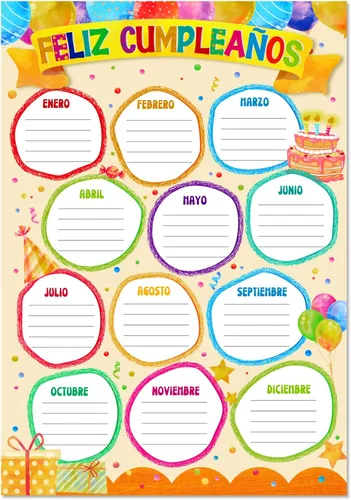 Miniatura 11 de FaCraft Póster en español para decoraciones de aula, póster motivacional en español para jardín de infantes, escuela primaria, escuela secundaria